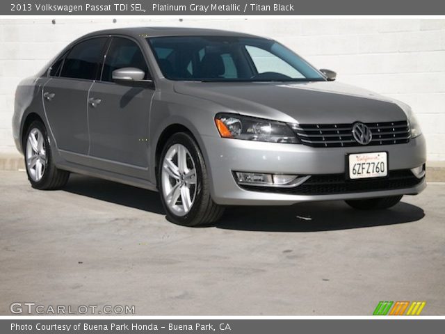 2013 Volkswagen Passat TDI SEL in Platinum Gray Metallic