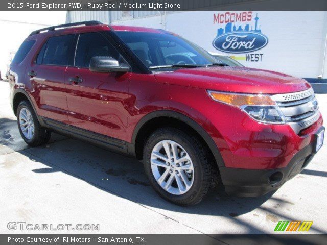 2015 Ford Explorer FWD in Ruby Red