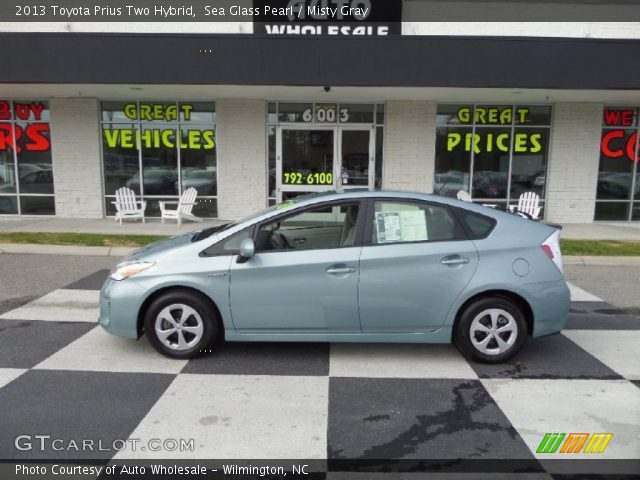 2013 Toyota Prius Two Hybrid in Sea Glass Pearl