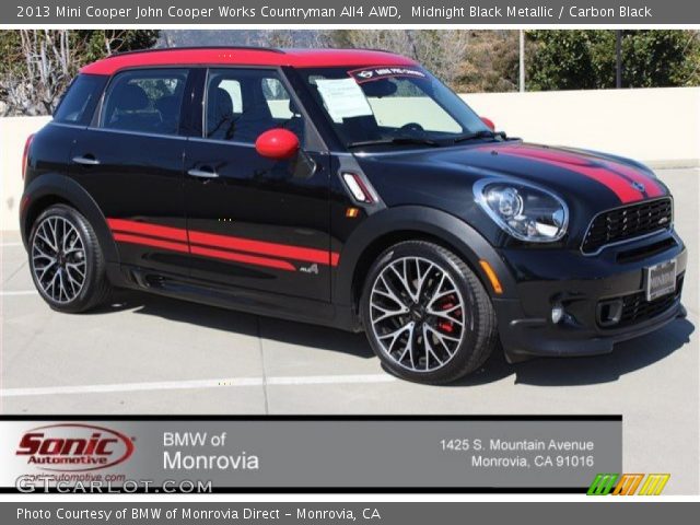 2013 Mini Cooper John Cooper Works Countryman All4 AWD in Midnight Black Metallic