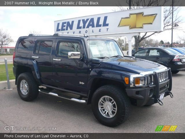 2007 Hummer H3  in Midnight Blue Metallic
