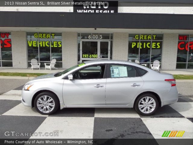 2013 Nissan Sentra SL in Brilliant Silver Metallic