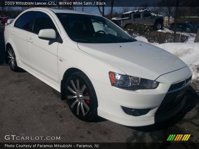 2009 Mitsubishi Lancer GTS in Wicked White Satin