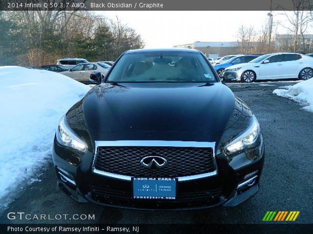 2014 Infiniti Q 50 3.7 AWD in Black Obsidian