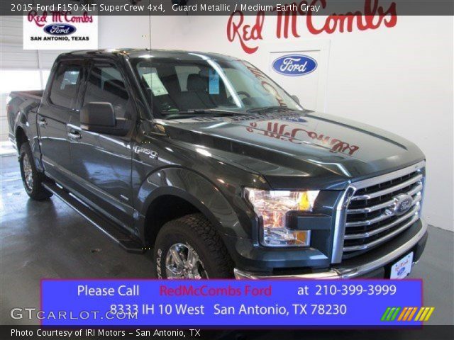 2015 Ford F150 XLT SuperCrew 4x4 in Guard Metallic