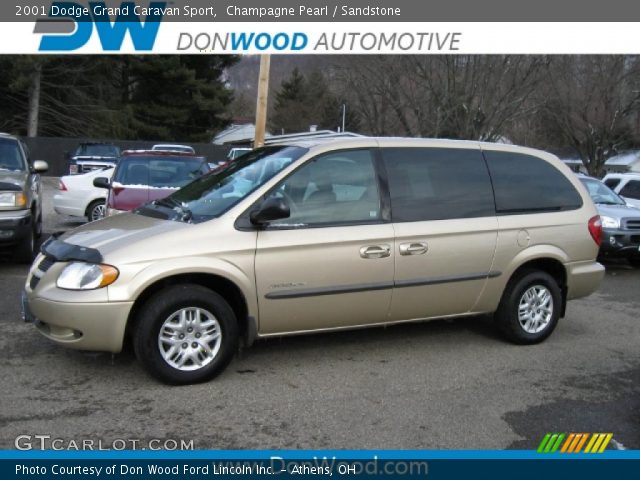2001 Dodge Grand Caravan Sport in Champagne Pearl