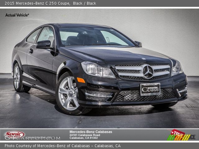 2015 Mercedes-Benz C 250 Coupe in Black