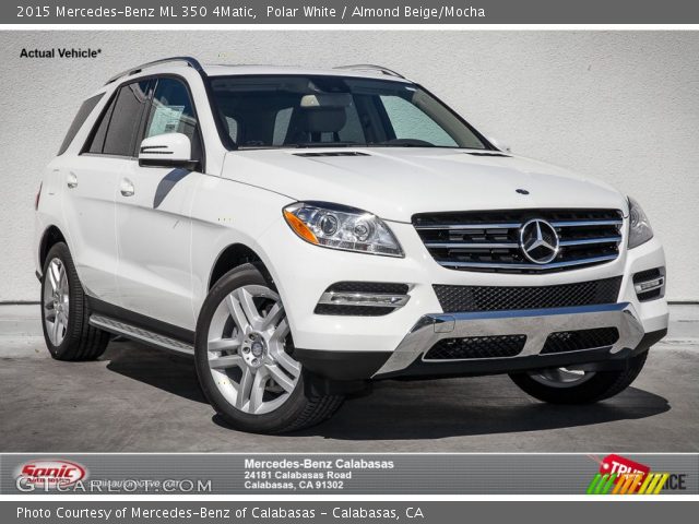 2015 Mercedes-Benz ML 350 4Matic in Polar White