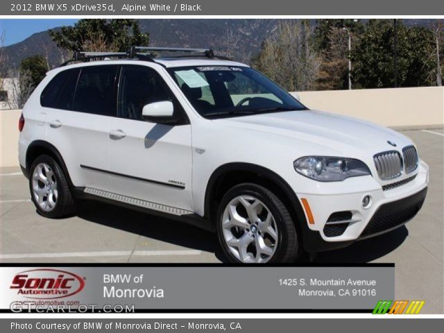 2012 BMW X5 xDrive35d in Alpine White