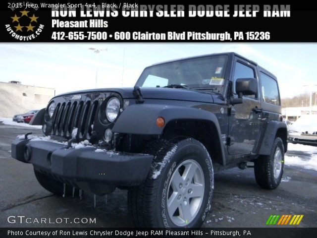 2015 Jeep Wrangler Sport 4x4 in Black