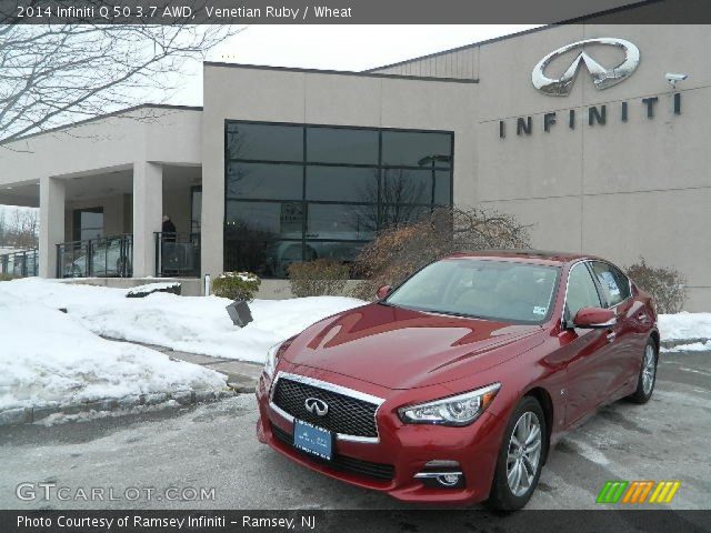 2014 Infiniti Q 50 3.7 AWD in Venetian Ruby