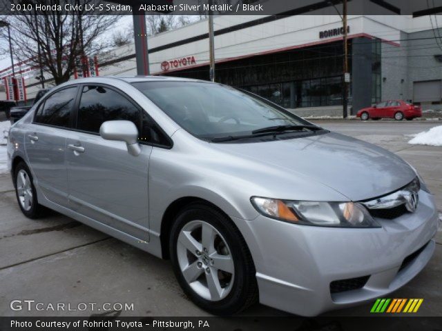 2010 Honda Civic LX-S Sedan in Alabaster Silver Metallic