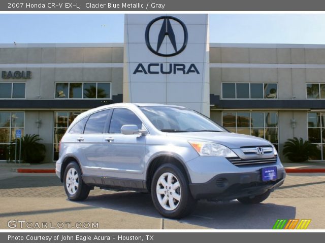 2007 Honda CR-V EX-L in Glacier Blue Metallic