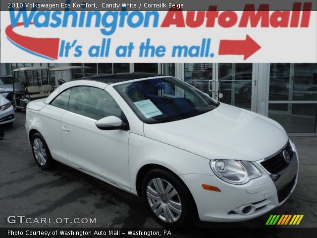 2010 Volkswagen Eos Komfort in Candy White
