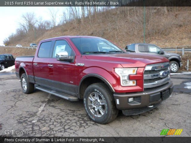 2015 Ford F150 Lariat SuperCrew 4x4 in Ruby Red Metallic