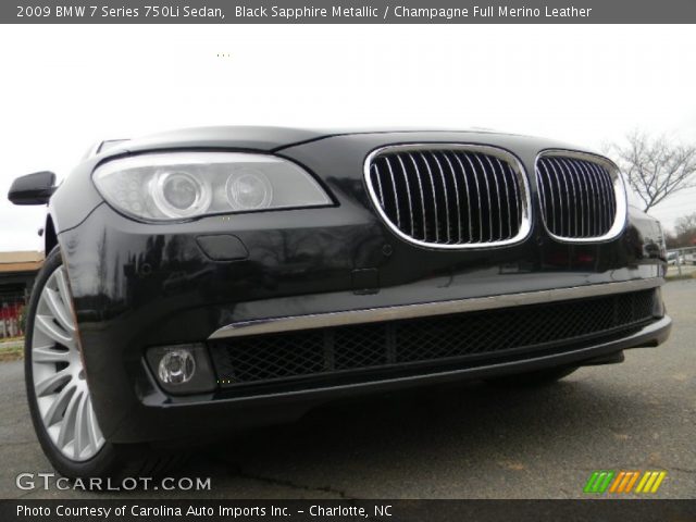 2009 BMW 7 Series 750Li Sedan in Black Sapphire Metallic