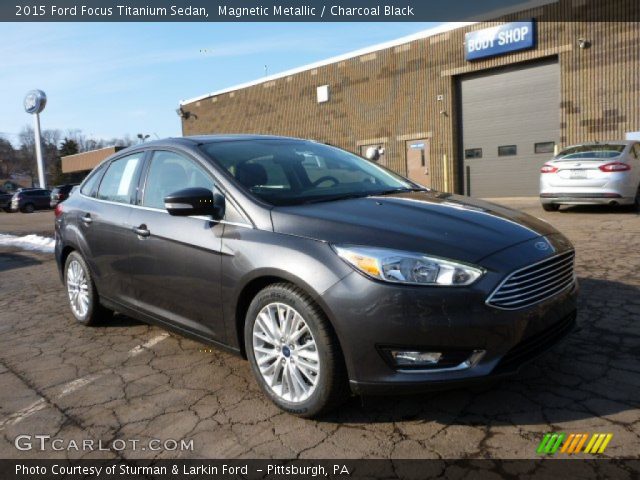 2015 Ford Focus Titanium Sedan in Magnetic Metallic
