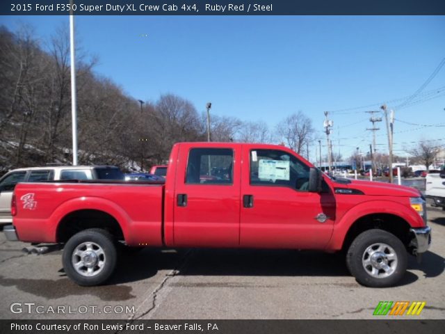 2015 Ford F350 Super Duty XL Crew Cab 4x4 in Ruby Red