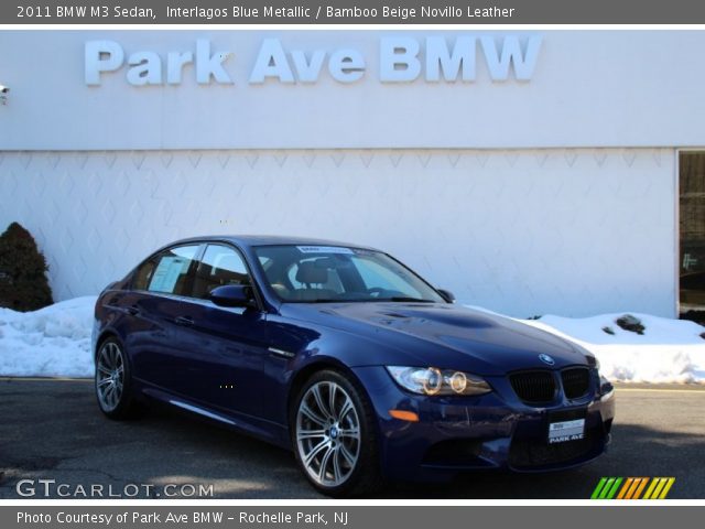 2011 BMW M3 Sedan in Interlagos Blue Metallic
