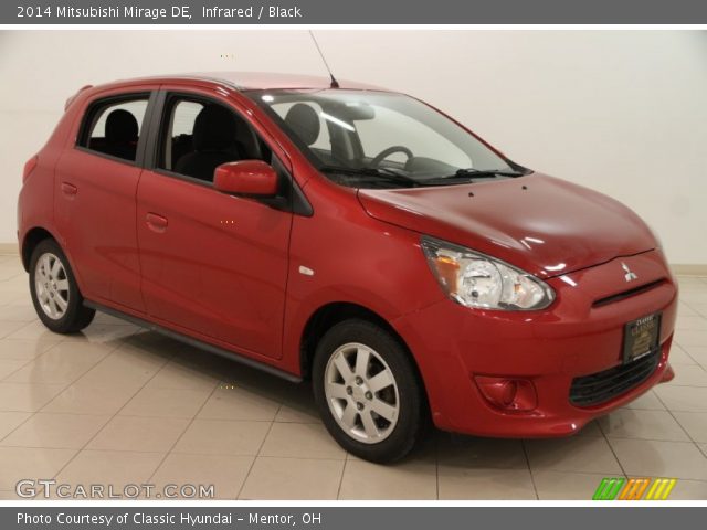 2014 Mitsubishi Mirage DE in Infrared