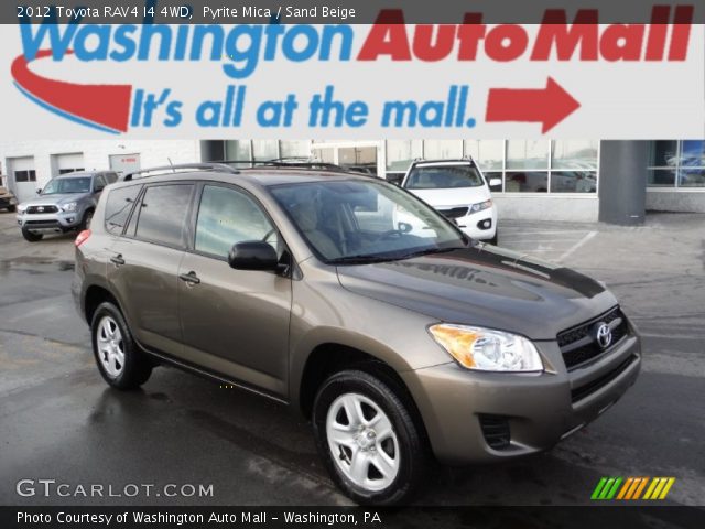 2012 Toyota RAV4 I4 4WD in Pyrite Mica