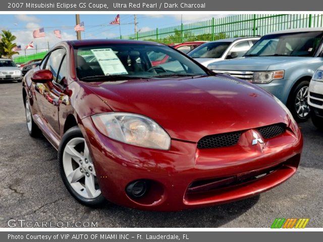 2007 Mitsubishi Eclipse GS Coupe in Ultra Red Pearl