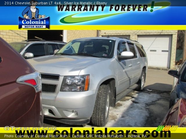 2014 Chevrolet Suburban LT 4x4 in Silver Ice Metallic