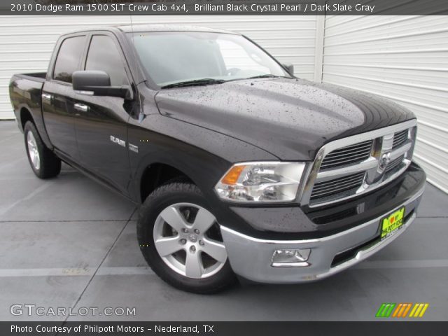 2010 Dodge Ram 1500 SLT Crew Cab 4x4 in Brilliant Black Crystal Pearl
