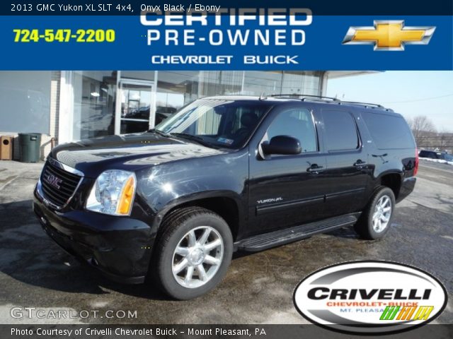 2013 GMC Yukon XL SLT 4x4 in Onyx Black