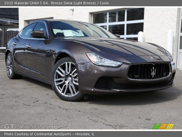 2015 Maserati Ghibli S Q4 in Bronzo Siena (Light Bronze)