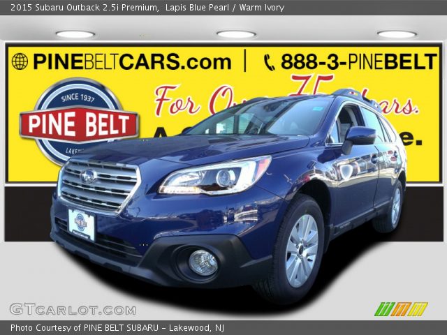 2015 Subaru Outback 2.5i Premium in Lapis Blue Pearl