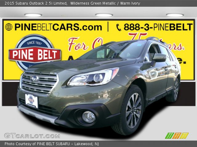 2015 Subaru Outback 2.5i Limited in Wilderness Green Metallic