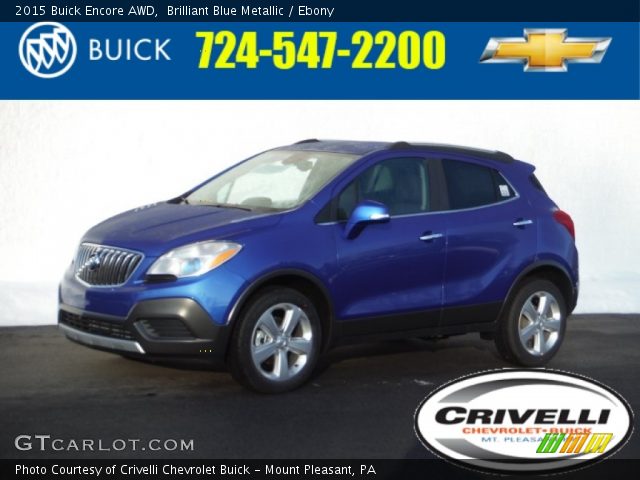 2015 Buick Encore AWD in Brilliant Blue Metallic