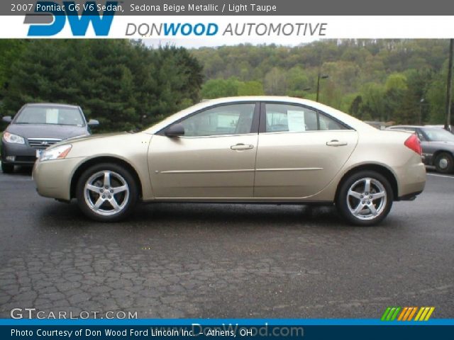 2007 Pontiac G6 V6 Sedan in Sedona Beige Metallic