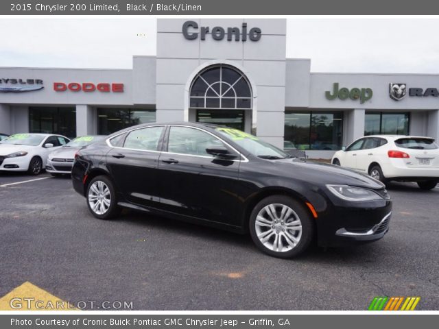 2015 Chrysler 200 Limited in Black