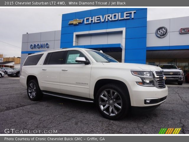 2015 Chevrolet Suburban LTZ 4WD in White Diamond Tricoat