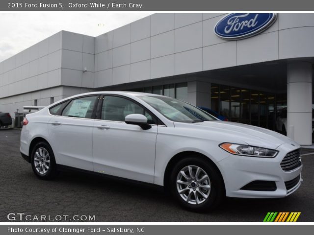 2015 Ford Fusion S in Oxford White