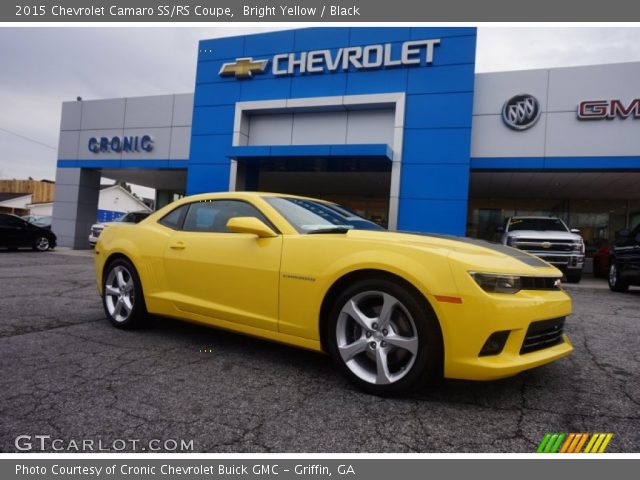 2015 Chevrolet Camaro SS/RS Coupe in Bright Yellow