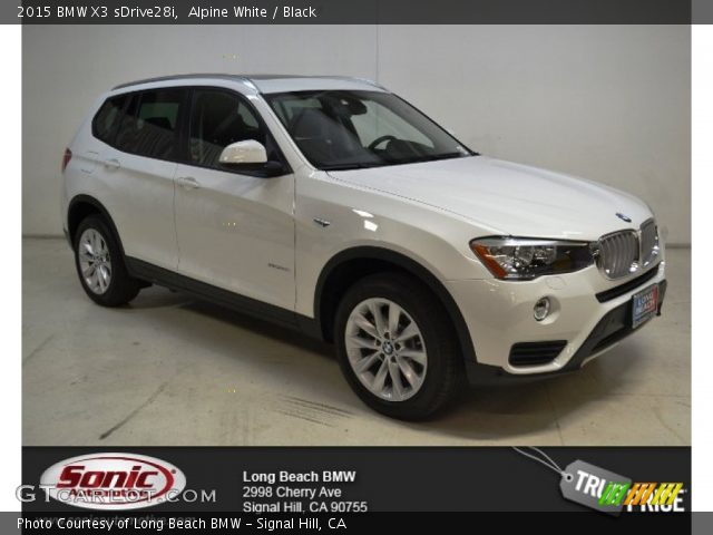 2015 BMW X3 sDrive28i in Alpine White