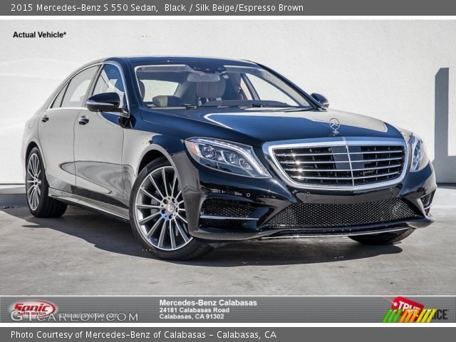 2015 Mercedes-Benz S 550 Sedan in Black