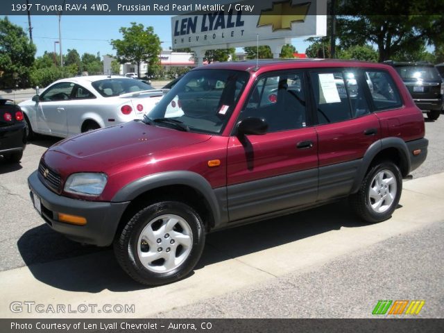 1997 Toyota RAV4 4WD in Prussian Red Pearl Metallic