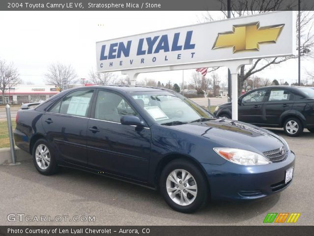 2004 Toyota Camry LE V6 in Stratosphere Mica