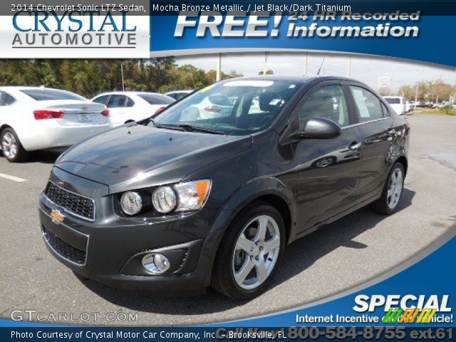 2014 Chevrolet Sonic LTZ Sedan in Mocha Bronze Metallic