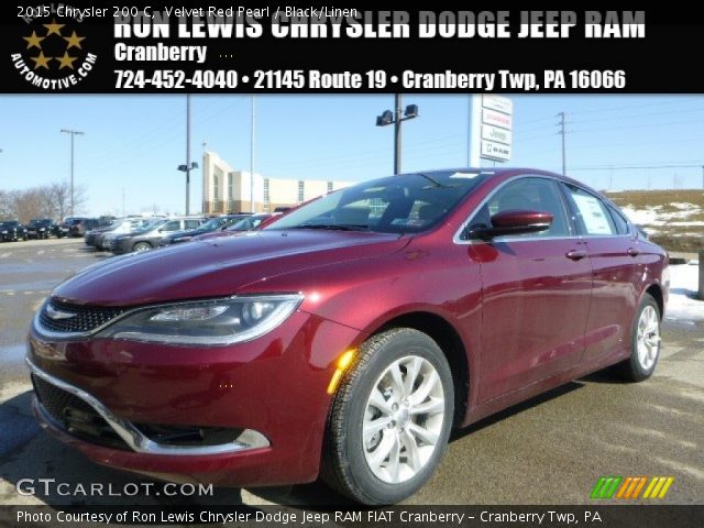 2015 Chrysler 200 C in Velvet Red Pearl