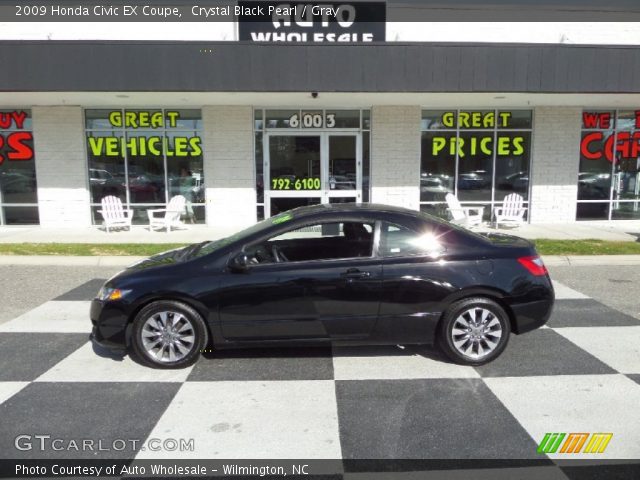 2009 Honda Civic EX Coupe in Crystal Black Pearl