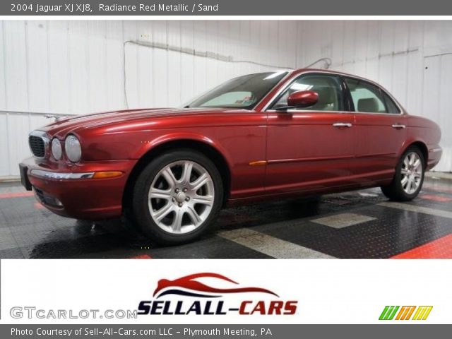 2004 Jaguar XJ XJ8 in Radiance Red Metallic