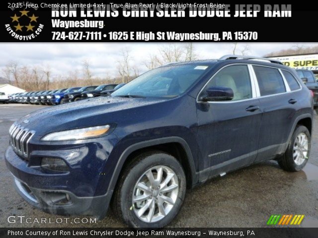2015 Jeep Cherokee Limited 4x4 in True Blue Pearl