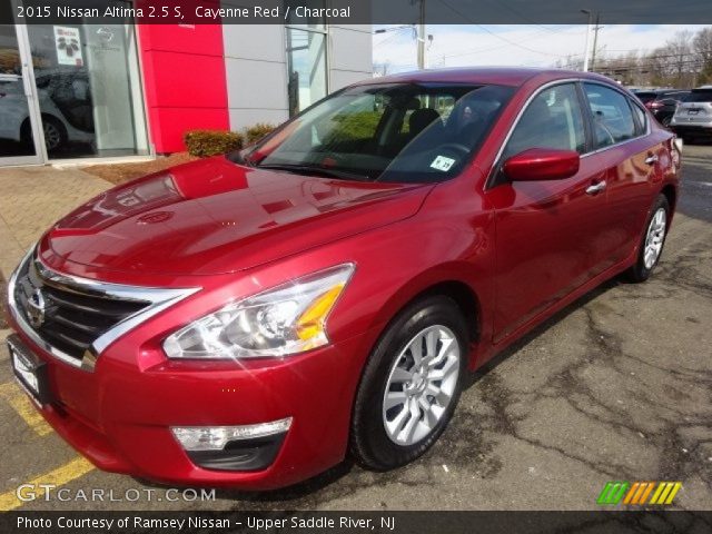 2015 Nissan Altima 2.5 S in Cayenne Red