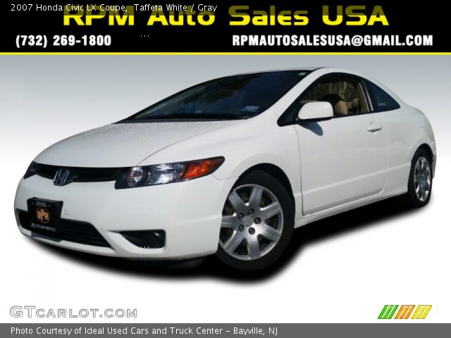 2007 Honda Civic LX Coupe in Taffeta White