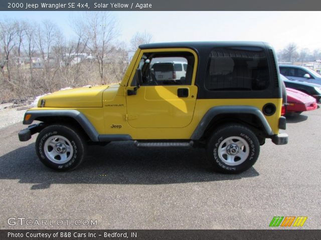 2000 Jeep Wrangler SE 4x4 in Solar Yellow